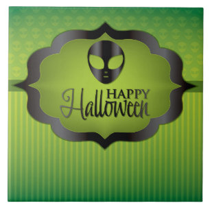 alienígena verde do Halloween