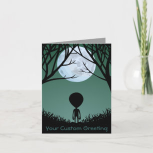 Aliens Cartões de Arte Convites Cartão de Hallow