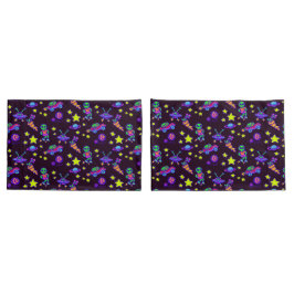 Aliens E Estrelas Em Crianças De Impressão Exterio