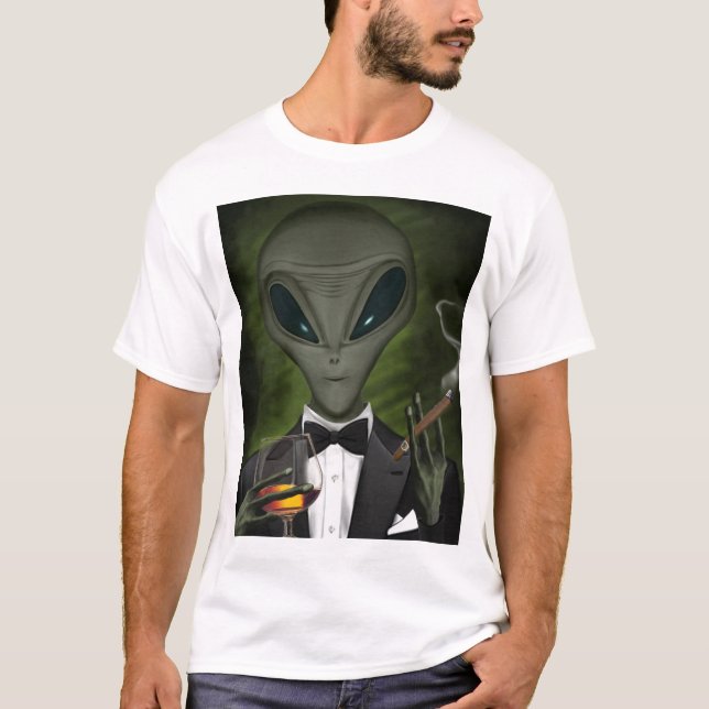 Aliens Têm Camisa T Classe (Frente)
