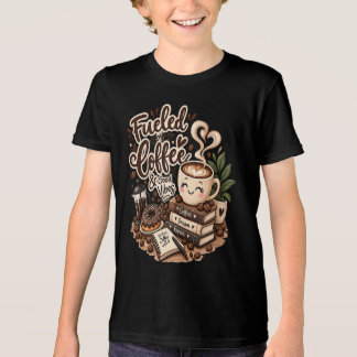 Alimentado por Café e Boas Vibrações – Camisa Tri-