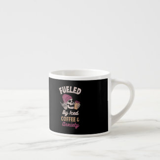 Alimentado Por Café Forçado E Caneca De Ansiedade
