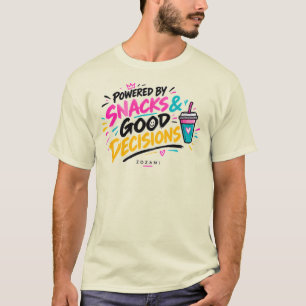 Alimentado por Snacks – Camiseta Unisex Amante de