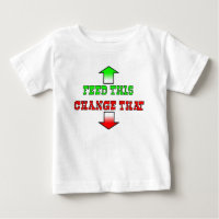 Alimente Este Engraçado Humor De Camisa De Bebê