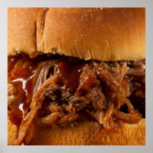 Alimente-me agora Poster de churrasco - SRF