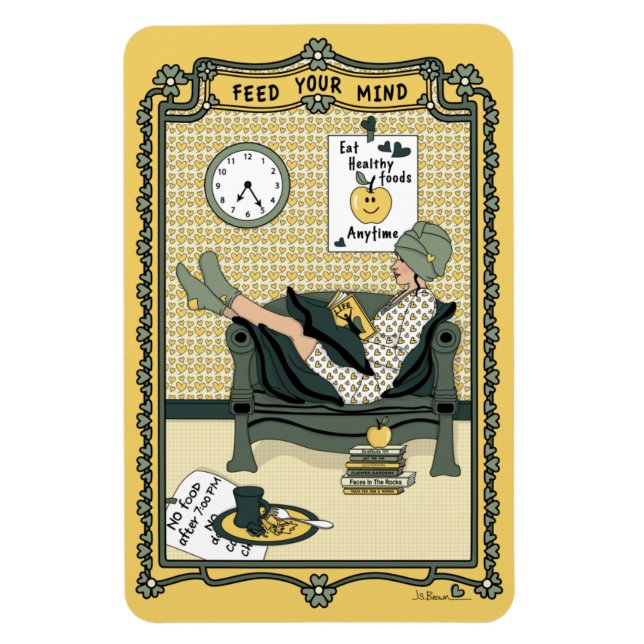 Alimente o seu ímã do refrigerador Mind_C_4x6 (Vertical)