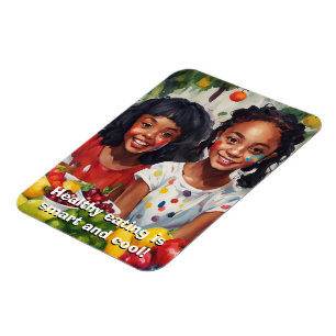 Alimento saudável de ímã flexível