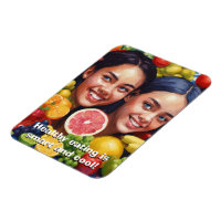 Alimento saudável de ímã flexível