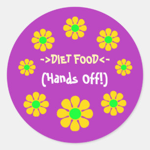 Alimentos Dietéticos, Não Toquem! Adesivos