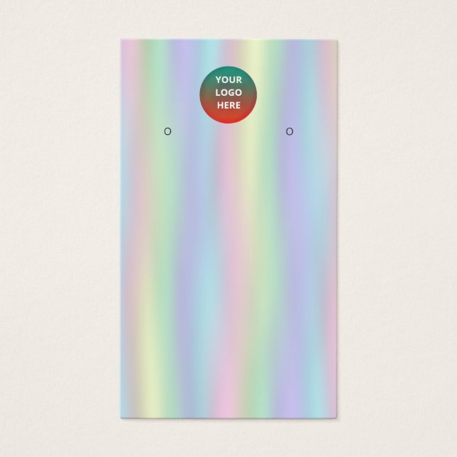 Alinho holográfico de logotipo personalizado com A (Frente)