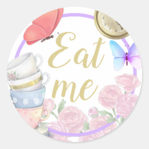 Alisa no adesivo clássico redondo de Onederland