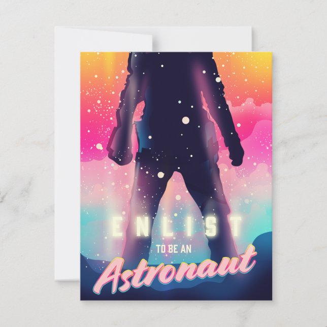 Aliste-se para ser um Astronauta (Frente)