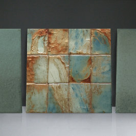 Alivio Faux da Coleção Abstrato Quadrada da Sage