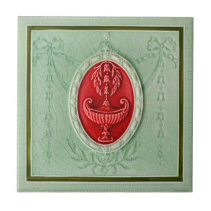 Alivio MInton Neoclassic LtGreen 1890 Faux Repro