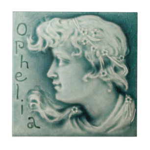 Alivio Repro Shakespeare Ophelia Portrait Faux