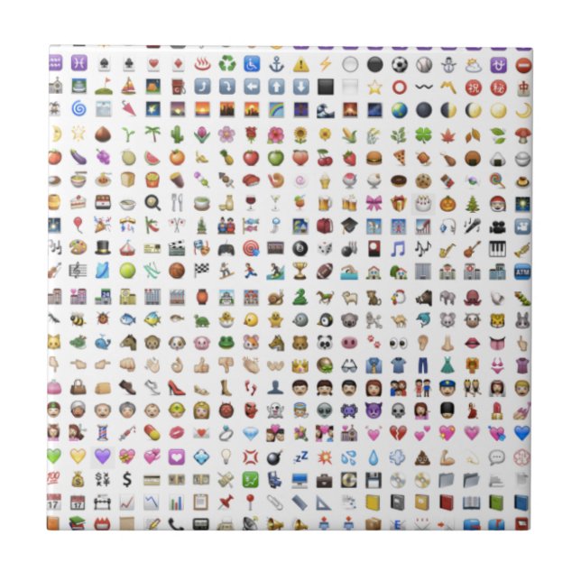 All iPhone/iOS emojis (Frente)