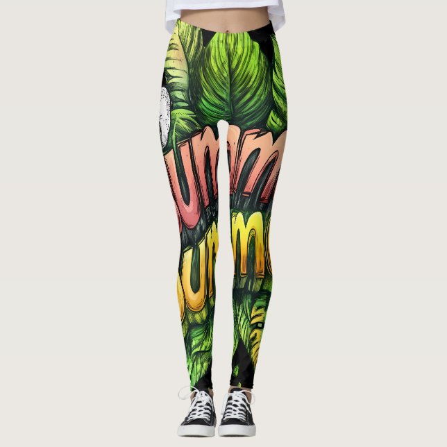 All-Over Print Leggings (Frente)