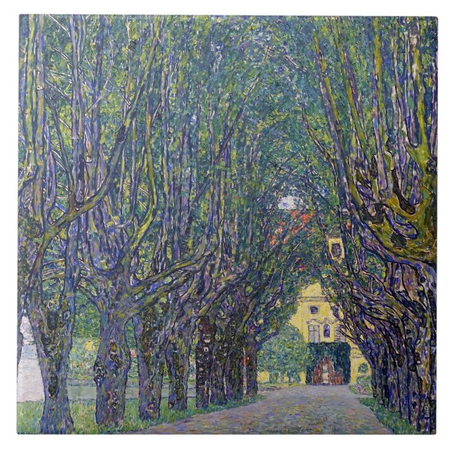 Allee no Castelo Kammer, Gustav Klimt (Frente)