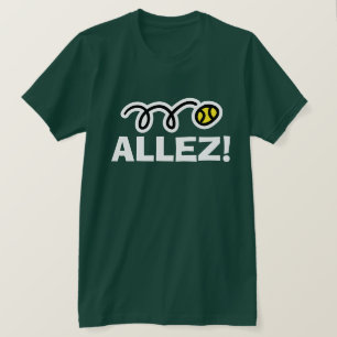 Allez! camisa de esporte de tênis