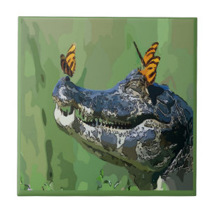 Alligator Azulejo, Dutch Look, Personalize