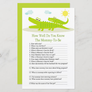 Alligator como você conhece bem o jogo do chá de f