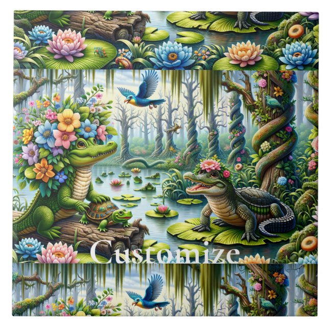 Alligator Fantasy Swamp Thunder_Cove (Frente)