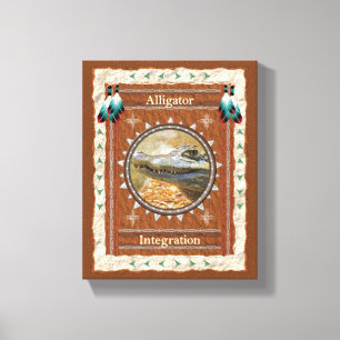 Alligator-Integration - Canvas de Impressão
