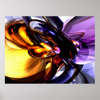 Alluring Abstrato Poster