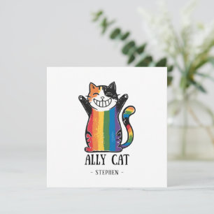 Ally Cat - Orgulho LGBTQ do Gato Arco-Íris (2)
