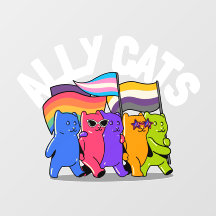 Ally Cats Suporte para Igualdade LGBT