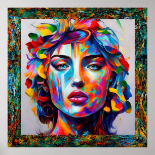 Alma Colorida - Poster Abstrato