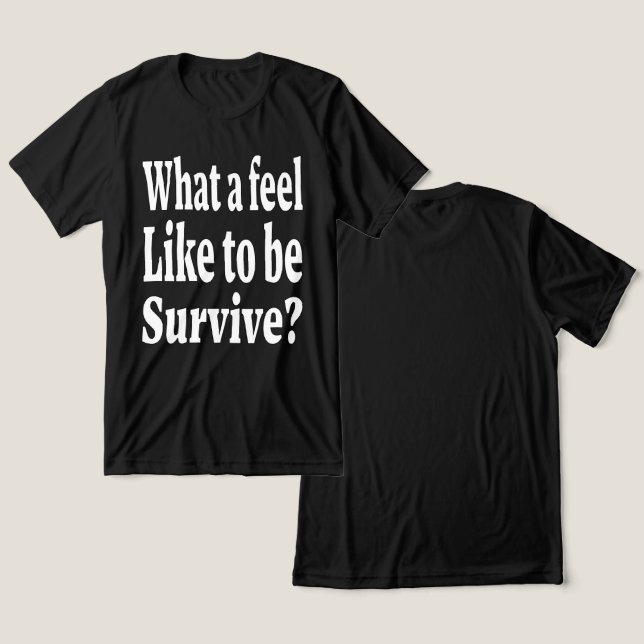 Alma de Surviver (Design Frente e Verso)