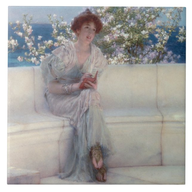Alma-Tadema | o ano está no primavera (Frente)