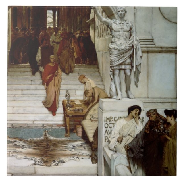 Alma-Tadema | uma audiência em Agrippa, 1875 (Frente)