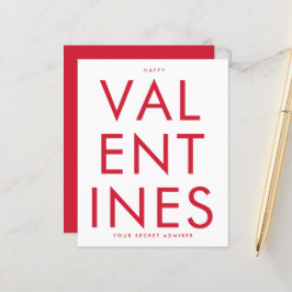 Almirante secreto RED WHITE FUN HEART personalizad