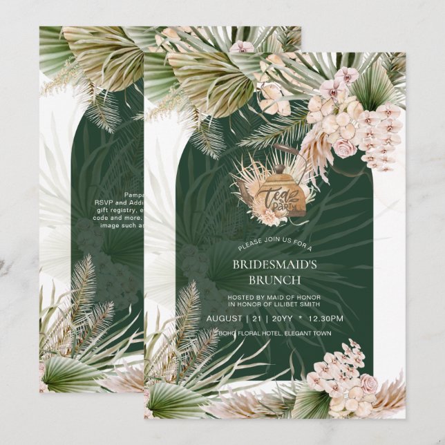 Almoço de Chá de panela da FESTA Pampas Grass (Frente/Verso)