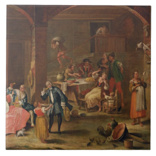 Almoço no país (óleo em canvas)