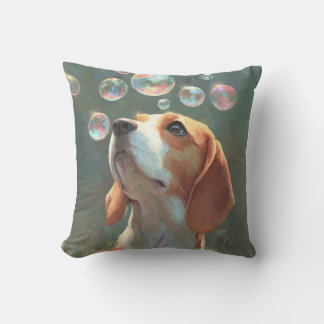 ALMOFADA シャボン玉とビーグル犬