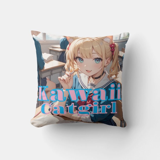 ALMOFADA セーラー服を着た猫耳娘 (Frente)