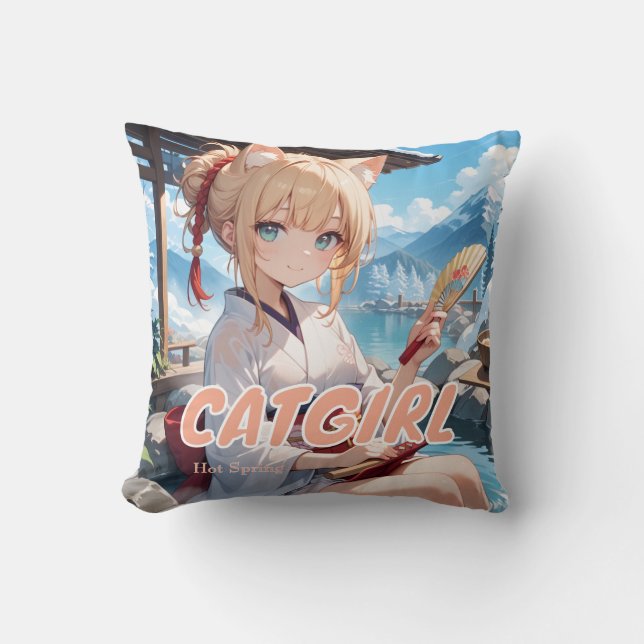 ALMOFADA 温泉にはいる猫耳娘。 (Frente)