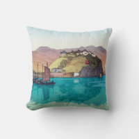 湖 口, Hukou, China, Hiroshi Yoshida, Woodcut