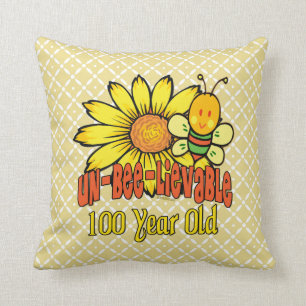 Almofada 100º aniversário - Inacreditável aos 100 anos