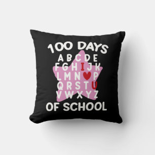 Almofada 100 Dias De Escola Alfabeto 100º Dia Professor