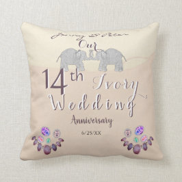 Almofada 14: Óculos de Aniversário e Elefantes Ivory T