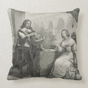 Almofada 1626-89) rainhas de Christina (da suecia, de uma