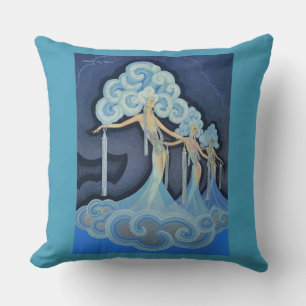 Almofada 1932 Folies Bergère poster impressão