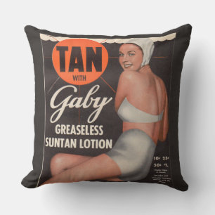 Almofada 1950 Gaby Suntan Lotion e