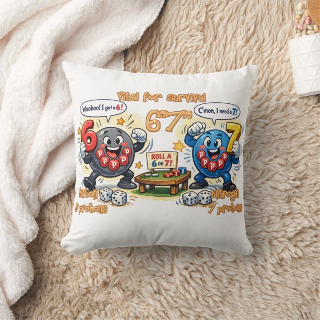 Almofada 1,98 m Elementos Químicos Vitais para a Sobrevivên (Cobertor)