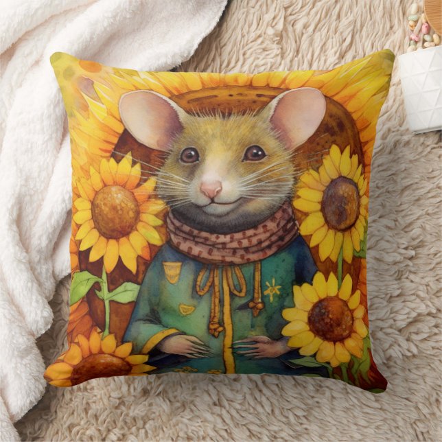 Almofada 1 de 17 Sunflower Garden Miceville (Cobertor)