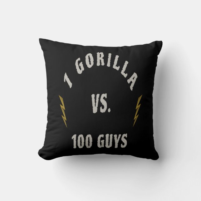 Almofada 1 Gorila vs. 100 Homens (Frente)
